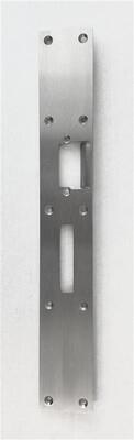 Edelstahl-Reparaturschließblech 380 x 55 mm