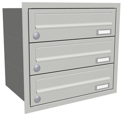 BasicBox BK-Anlage UP waagerecht - weiß