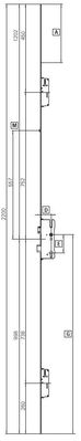 Mechanische Mehrfachverriegelung C600