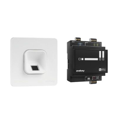 ekey xLine Fingerprintset Unterputz weiß
