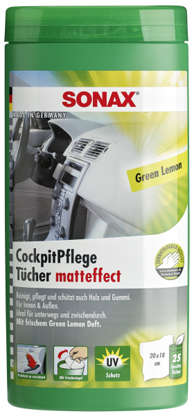 CockpitPflegeTücher Matteffect