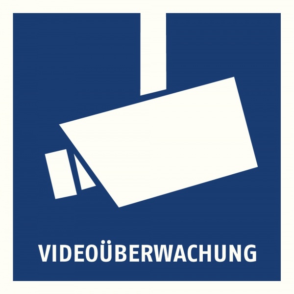 Videoüberwachung 90 x 90 mm