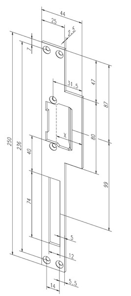 Lappenschließbl.18 schräg