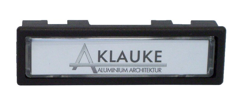 Klauke BK Namenschild 74x22