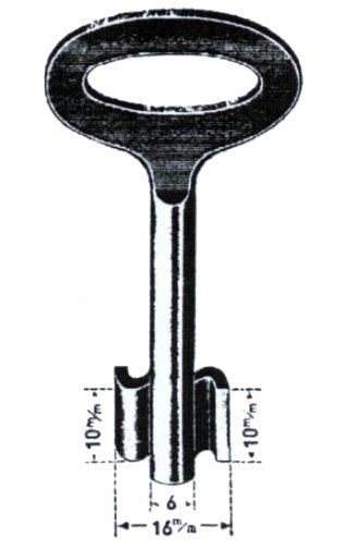 Fahrst.Schlüssel FlohrOt.794/8