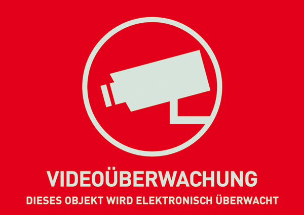 Warn Aufkleber 