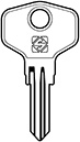 Zylinderschlüssel  (JU A)