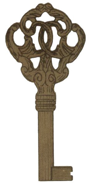 Mö.-Schlüssel brüniert