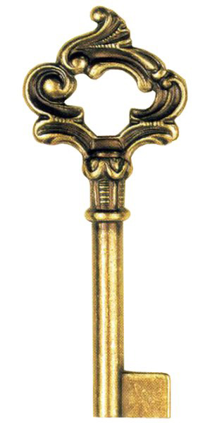 Mö.-Schlüssel Mess. brüniert