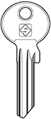 Zylinderschlüssel  (Ikon SN3)