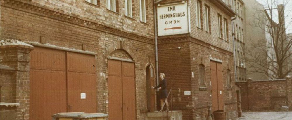 Das Gebäude der Herminghaus GmbH im Jahr 1961